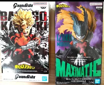 히로아카 바쿠고 데쿠 피규어 2개 세트 그란디스타 맥시마틱