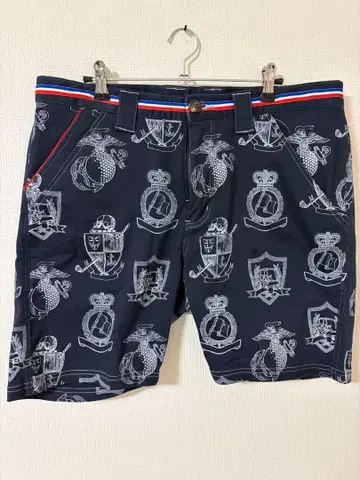 Russeluno 네이비 패턴 팬츠