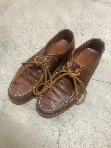 noah nyc 탑 사이더 데크 슈즈 악어