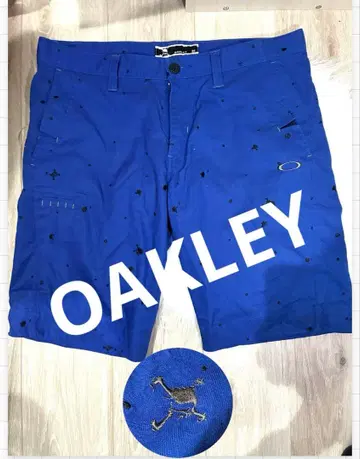 미사용급 OAKLEY 오클리 올 로고 무늬 스컬 빅 사이즈