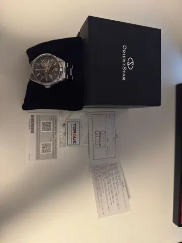 ORIENT STAR 자동 손목시계 블랙 F6F4-UABO