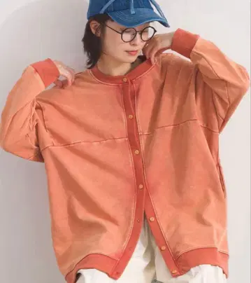 루필리안 250g 쭈리 맨투맨 케미컬 가공 절개 돌먼 가디건