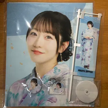 FRUITS ZIPPER 유카타 복권 마나카 마나 4종 세트