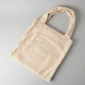 CITEN 키라키라 클리어 로고 토트백