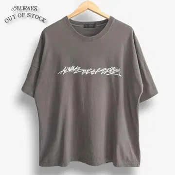 ALWAYS OUT OF STOCK 로고 T셔츠 페이드