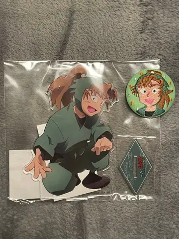 젠포지 이사쿠 닌타마 란타로 아크릴 스탠드 자수 캔뱃지