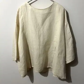 새상품급 STAMP AND DIARY 린넨 100% 컬러 셔츠 일본제