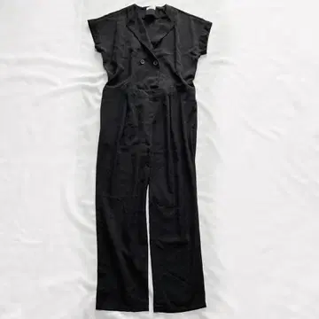 IENA 린넨 점프수트 올인원 블랙 접촉 냉감 세탁 가능 와이드