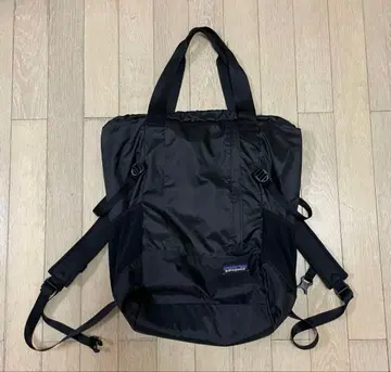 Patagonia 백팩 라이트웨이트 트래블 토트팩 블랙