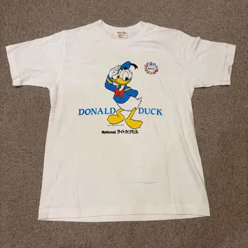 디즈니 빈티지 T셔츠 도날드 일본제 national 80s