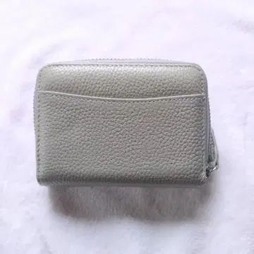 [ 새상품 ] 카드 케이스 지갑 동전 지갑 컴팩트 소가죽 가죽 모스그린