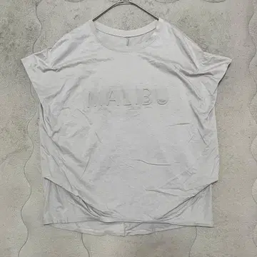 SCOT CLUB 로고T셔츠 M 베이지 반팔 티셔츠 심플