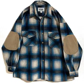 빈티지 플란넬 체크 셔츠