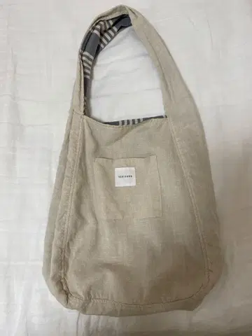 TOUJOURS 투주 리버서블 린넨 숄더백