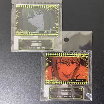 Fate strange Fake 아크릴 스탠드 랜서 엘키두 2개