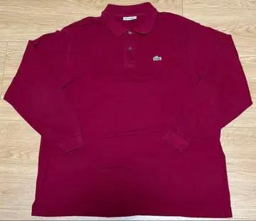 80s 프렌치 라코스테 보르도 긴팔 빅사이즈 프랑스제