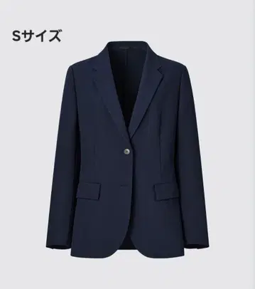 유니클로 감동 자켓 S 네이비