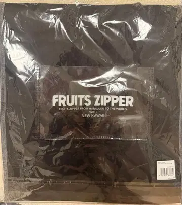 FRUITS ZIPPER OSHI API 토트백 블랙 ver2 (최신)