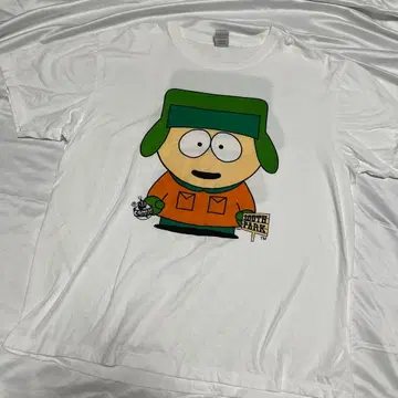 레어 90s [ XL ] 사우스 파크/카일 빅 프린트 연속 프린트