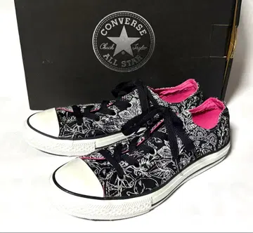 미사용 컨버스 ALL STAR 꽃무늬 스니커즈 22cm