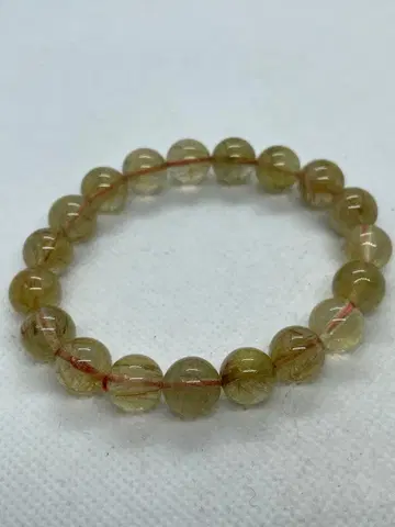 골드 루틸 쿼츠 팔찌 10mm