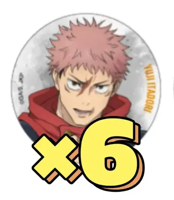 주술회전 이타도리 유우지 대교류전 트레이딩 캔뱃지