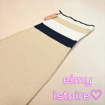 eimy istoire 멀티 보더 베어 원피스
