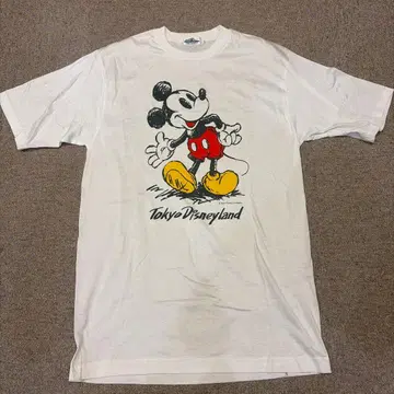 디즈니 빈티지 T셔츠 80s 미키 TDL