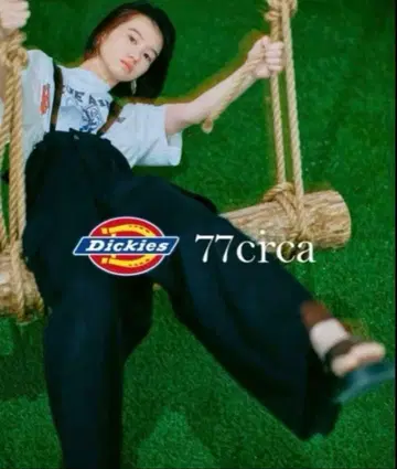 77circa x Dickies 보이 스카우트 와이드 팬츠 오버롤