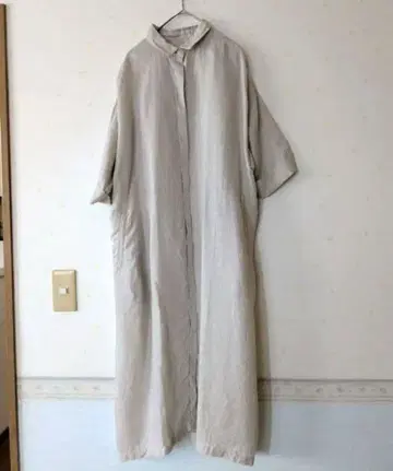 스튜디오 클립 프렌치 린넨 셔츠 원피스 히요쿠 지테