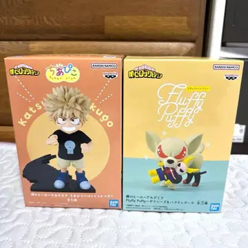 치아피코 바쿠고 카츠키 & Fluffy Puffy 피규어 세트