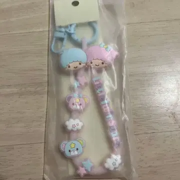 산리오 캐릭터 대상 고무줄 키링 리틀트윈스타