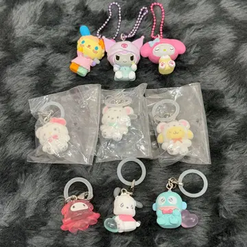 산리오 메지루시 액세서리 키링 가챠 묶음 판매