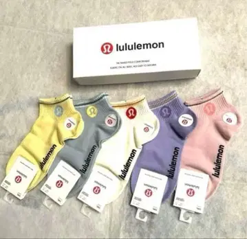 새상품 lululemon 여성 양말 5족 세트