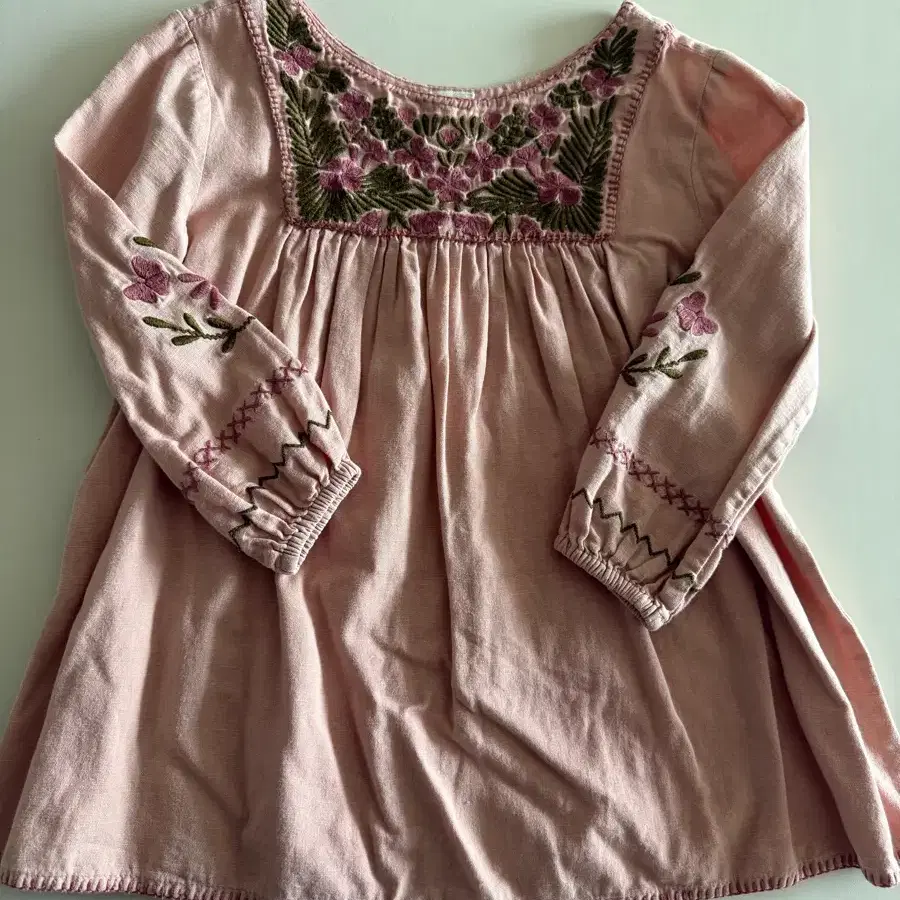 Apolina 3-5 Apolina - Noemie Cotton Dress in Tangerine - Child