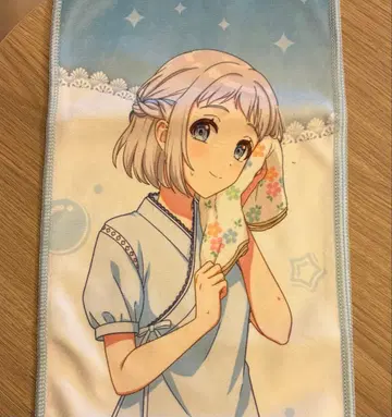 학원 아이돌 마스터 극락탕 콜라보 머플러 타월 카츠라기 리리야