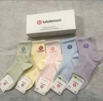 새상품 lululemon 여성 양말 5족 세트