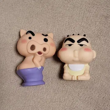 짱구는 못말려 소프트 비닐 피규어 2개 세트 부리부리자에몽