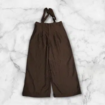 Te chichi 테치치 서스펜더 와이드 팬츠 브라운 F