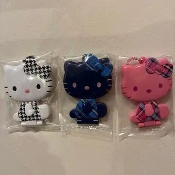 헬로키티 거울 컬렉션 아크릴 키링 3세트