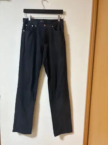 프랑스제 90s 아네스 베 옴므 블랙 데님