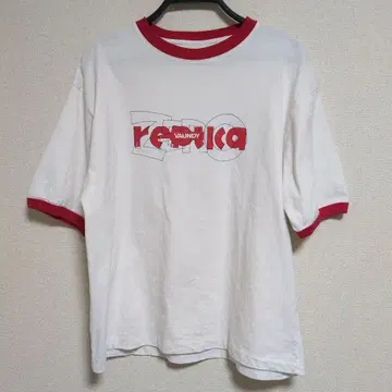 VAUNDY replica 티셔츠 화이트/레드