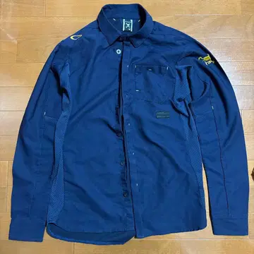 OAKLEY 남성용 셔츠 M 네이비 긴팔