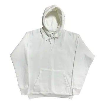 90s Hanes 헤인즈 후드 맨투맨 무지 화이트 USA제 새상품급