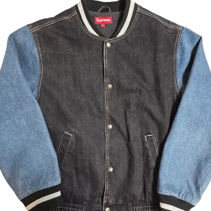 M Supreme Faux Fur Varsity Navy | Bunjang Global
