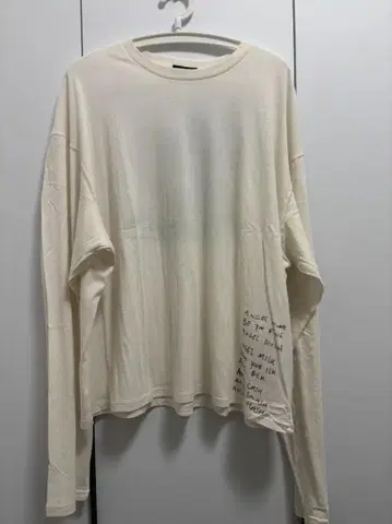 Ann Demeulemeester Bike 프린트 롱 T셔츠 L사이즈