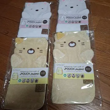 B. 시로쿠마 닷 파우치 퍼펫 [ 스미코구라시 ] 고양이