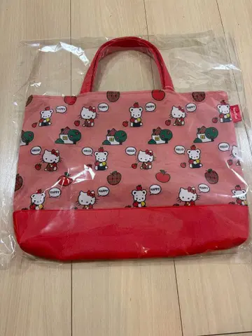 헬로키티 토트백 핑크
