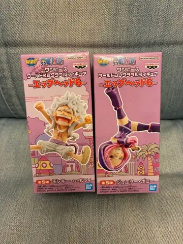 새상품 월드 컬렉터블 피규어 에그 헤드 6 루피 보니 세트