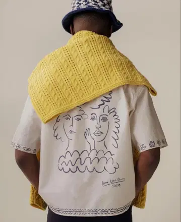 에임 레온 도르 레스보스 크롭 캠프 셔츠